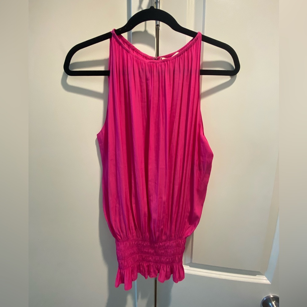 Ramy Brook Bright Pink Women’s Lauren Sleeveless Top